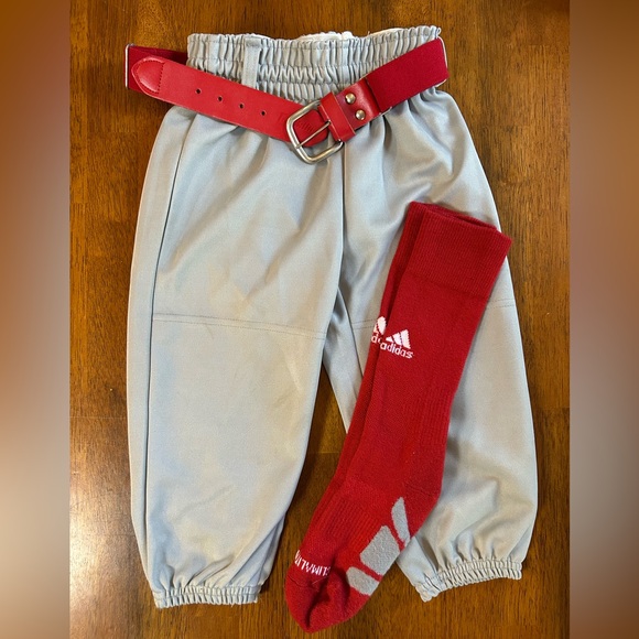 Other - T-Ball Set (XS) | Baseball Pants, Adjustable Belt, Socks | Game Ready